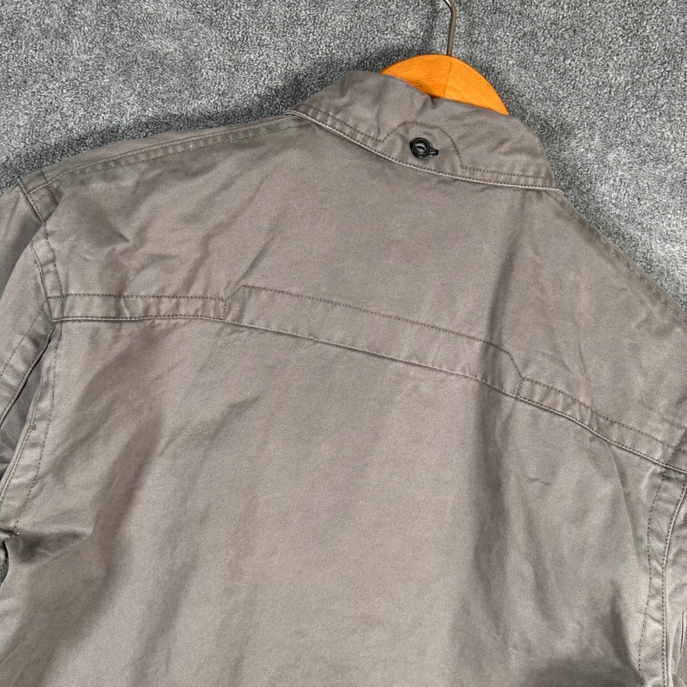 White Stuff Harrington Jacket Laundered Classics Mens S Taupe Grey Cotton Twill - Picture 10 of 16